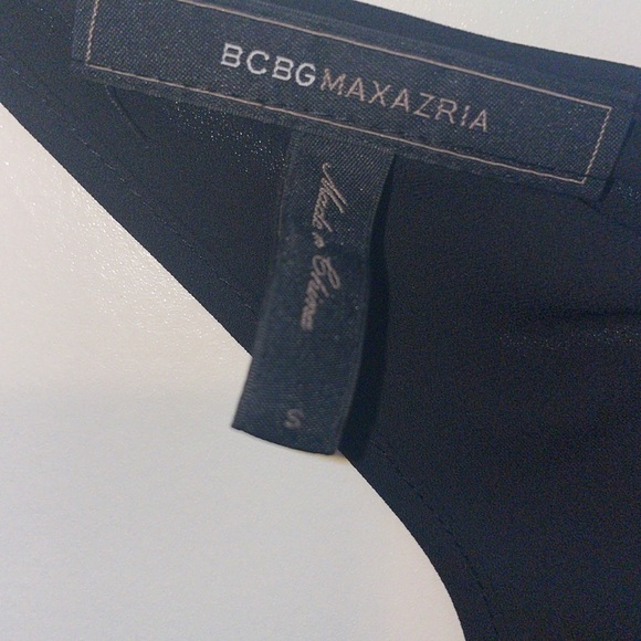 BCBGMaxAzria Black High Low Halter Asymmetrical Dress | S - Picture 4 of 9